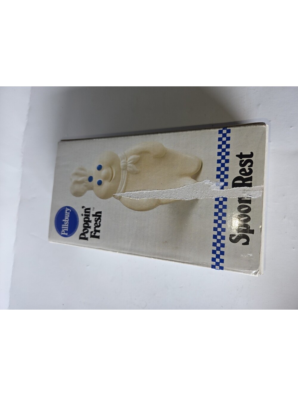 New In Box 1997 Pillsbury Doughboy Poppin Fresh Hand Up Spoon Rest SG2